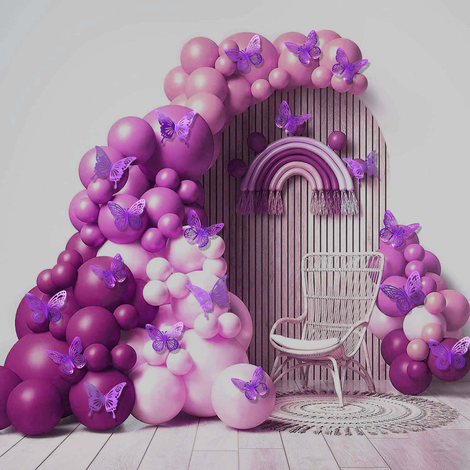 Tixiquns 3D butterfly set for wedding garlands and party backdrops.