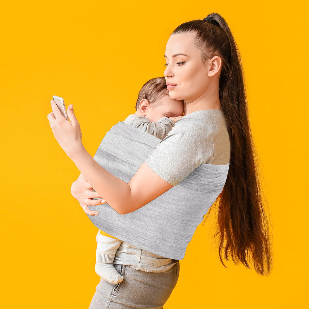 TKKOK Baby Wrap Carrier XL-size measure for larger frames.