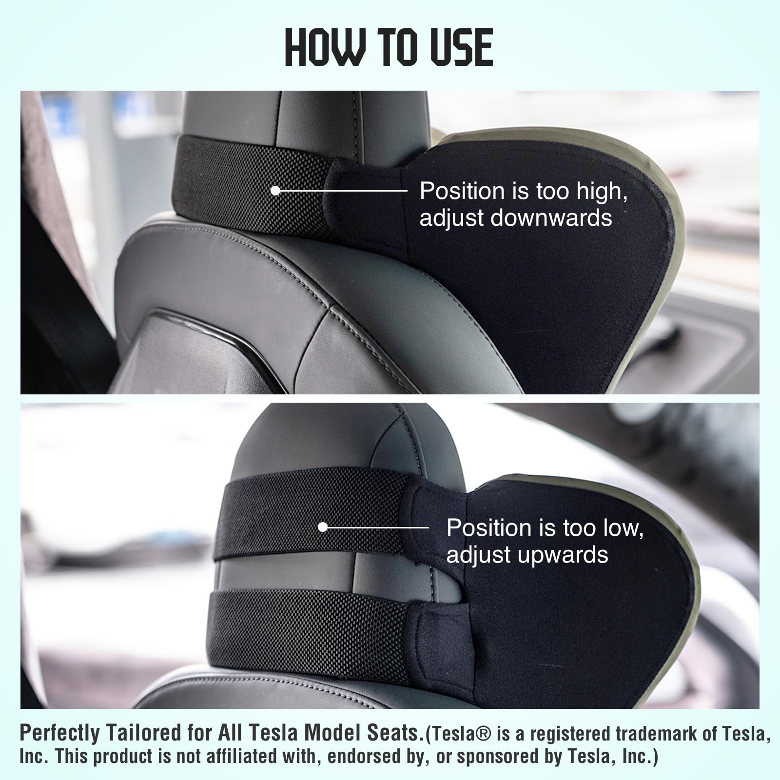 TKLoop car neck pillow removable cover demonstrates easy machine-washable care