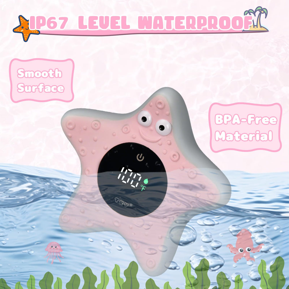 TKY bath thermometer room temperature monitor helps prep comfortable bathrooms
