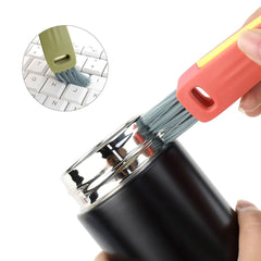 TKYPZY blue 3-in-1 cup lid brush close-up highlighting durable bristles