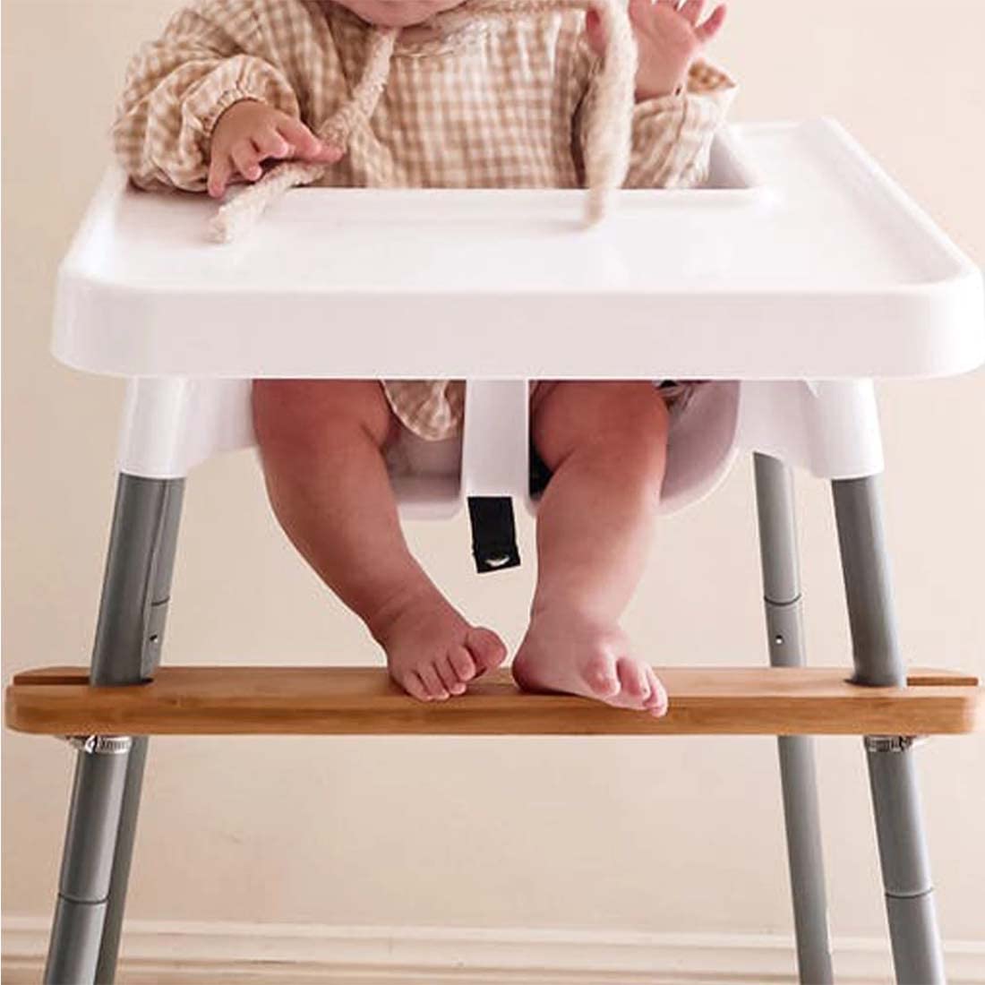 TLBB footrest requires no tools for quick height adjustments.