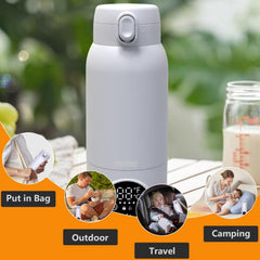 TLTWHS bottle warmer compact-design fits small spaces in kitchen, car, or bag