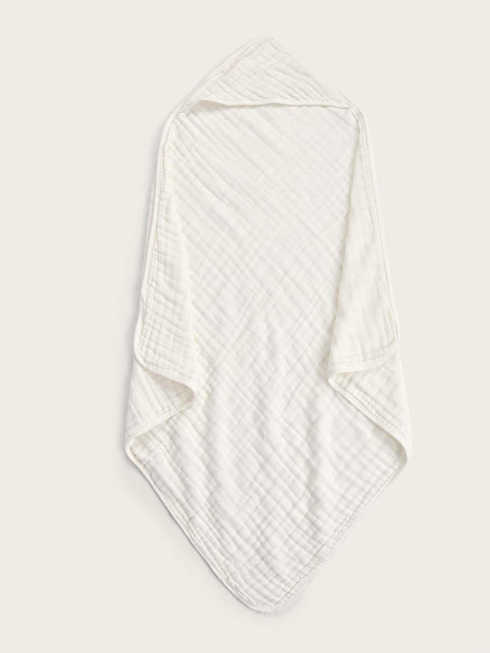 TMIELYBS Muslin Hooded Baby Towels hood detail with full coverage design