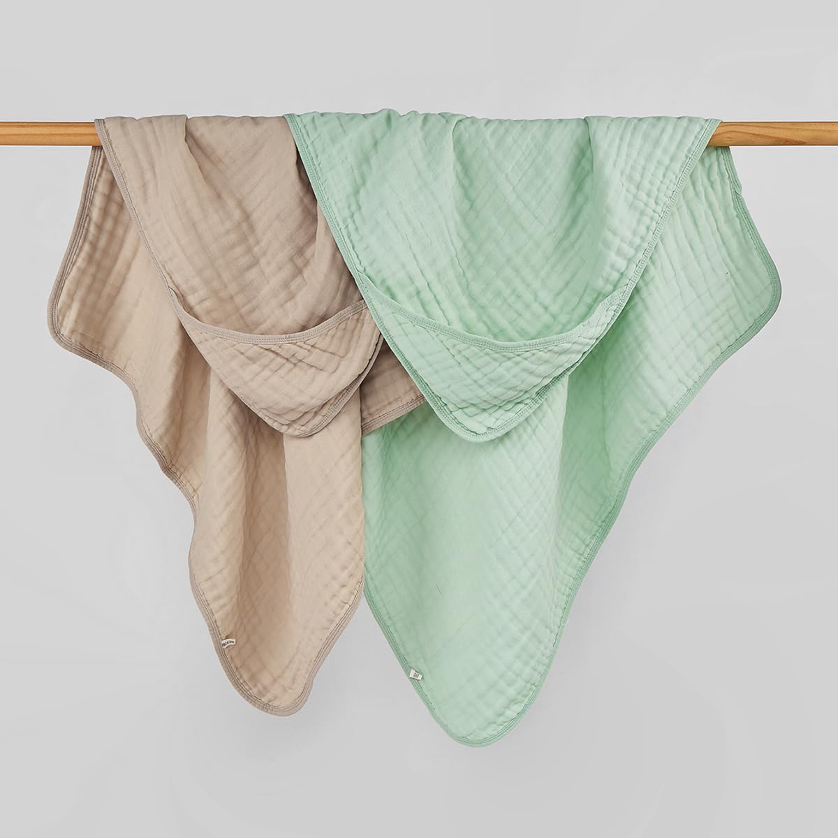 TMIELYBS Muslin Hooded Baby Towels machine-wash ready for busy families