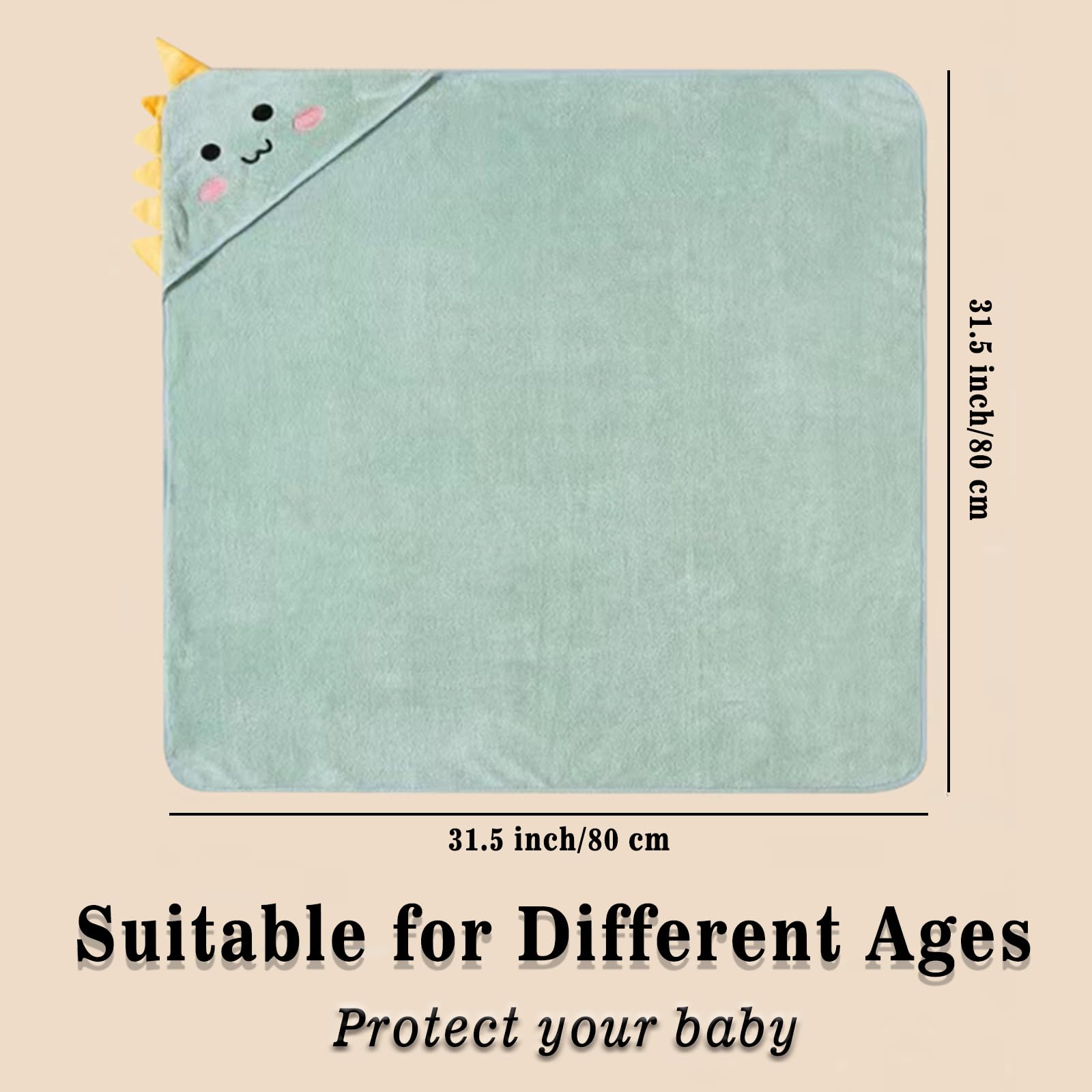 TMIELYBS soft, absorbent towel supports gentle drying after baths