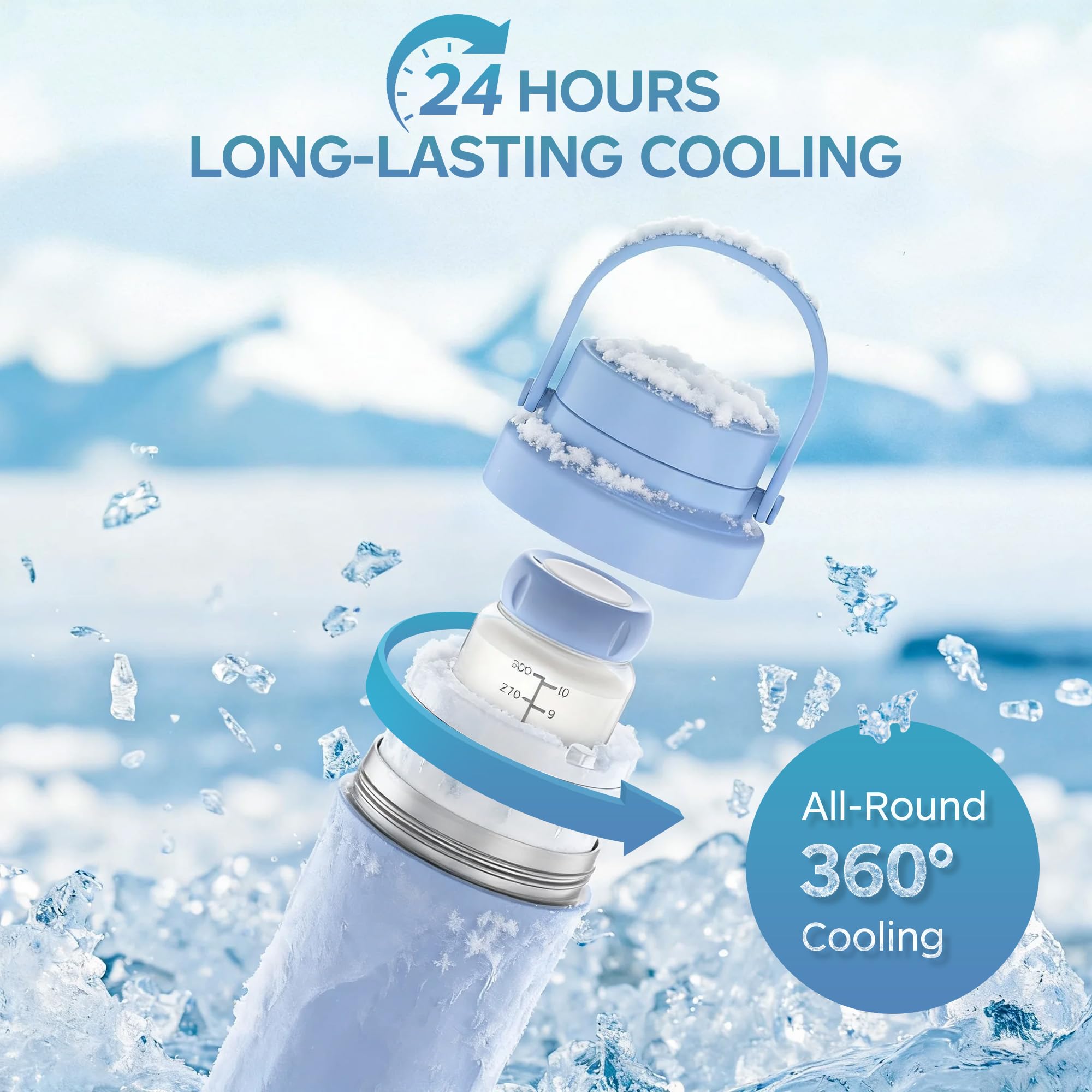 TMVAP 22oz-capacity cooler ideal for all-day feeding needs