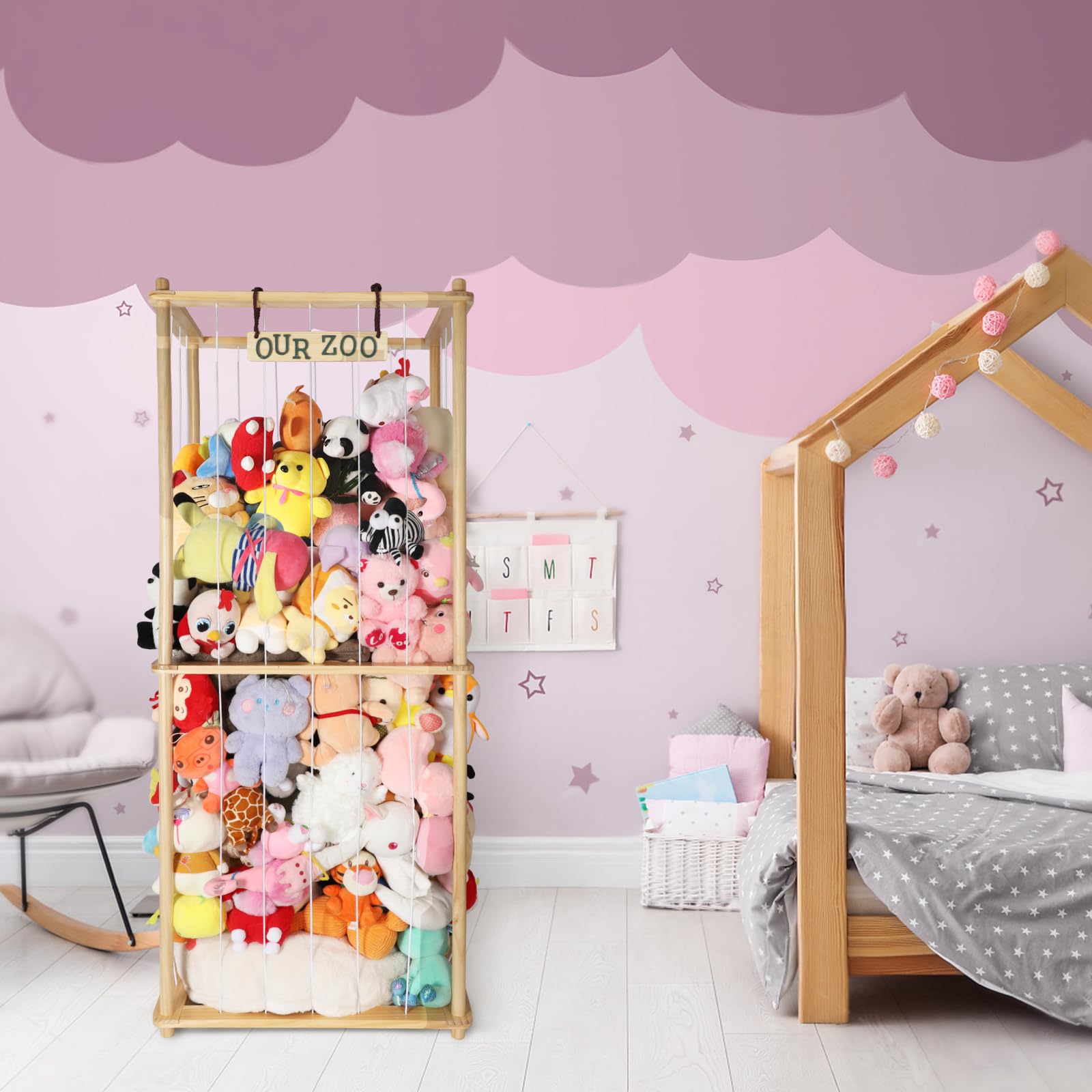TNAMASUN child-room-organizer-living-space highlights versatile storage for toys and clothes