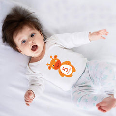 Tnfeeon 12pcs monthly stickers on onesie illustrate baby's growth with charming animals.