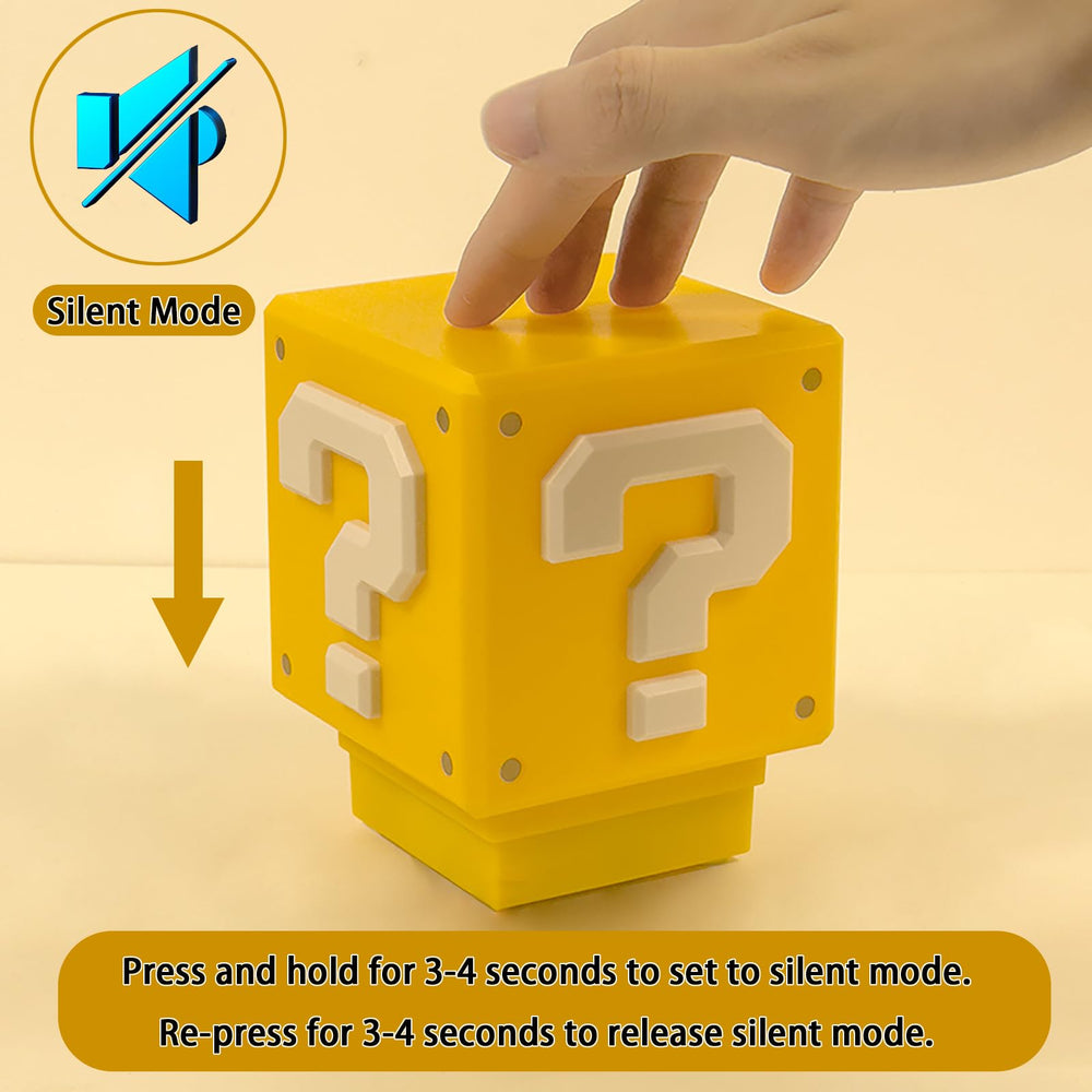 TNOKDY Super Bros night light compact 11x10x10 cm; fits desks.