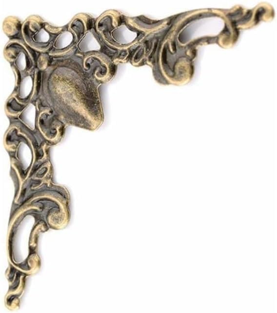 Tnyvm antique bronze corner protector closeup showing vintage charm and corner protection