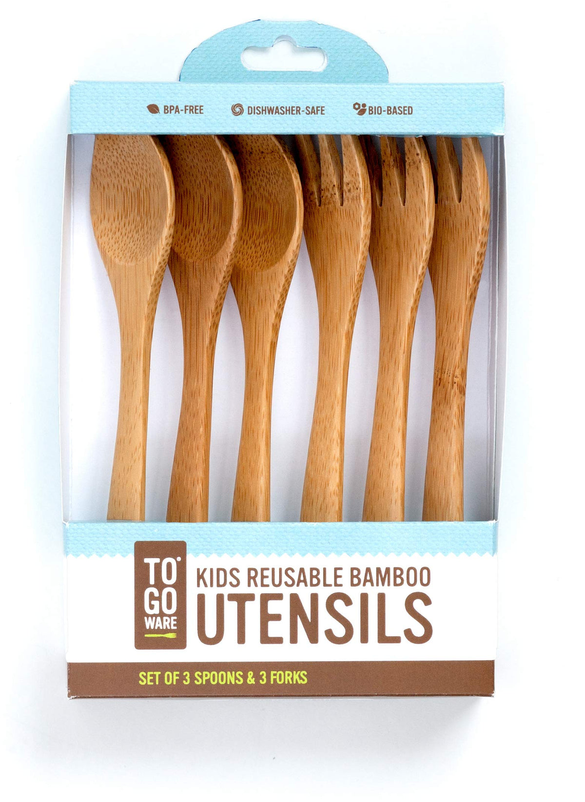 TO GO WARE kids bamboo utensils spoons for kid-friendly meals on the go
