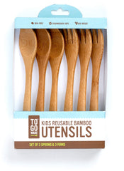 TO GO WARE kids bamboo utensils spoons for kid-friendly meals on the go