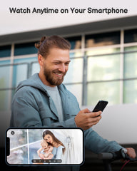 TOAIOHO baby monitor 4x digital zoom lets you inspect the sleeping infant up close.