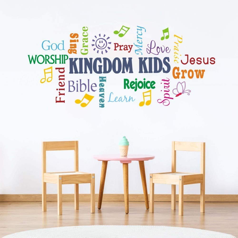 TOARTi Colorful Quote Wall Decal on the door promotes daily positivity and classroom focus.