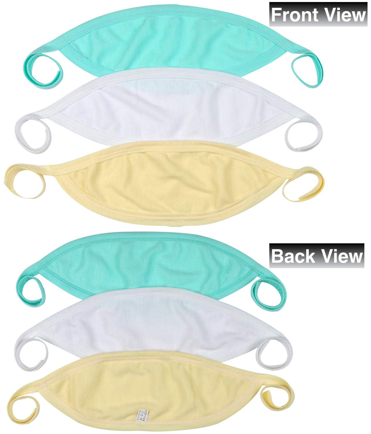 ToBeInStyle babies belly binder under clothes image demonstrates smooth fit avoiding rubbing.