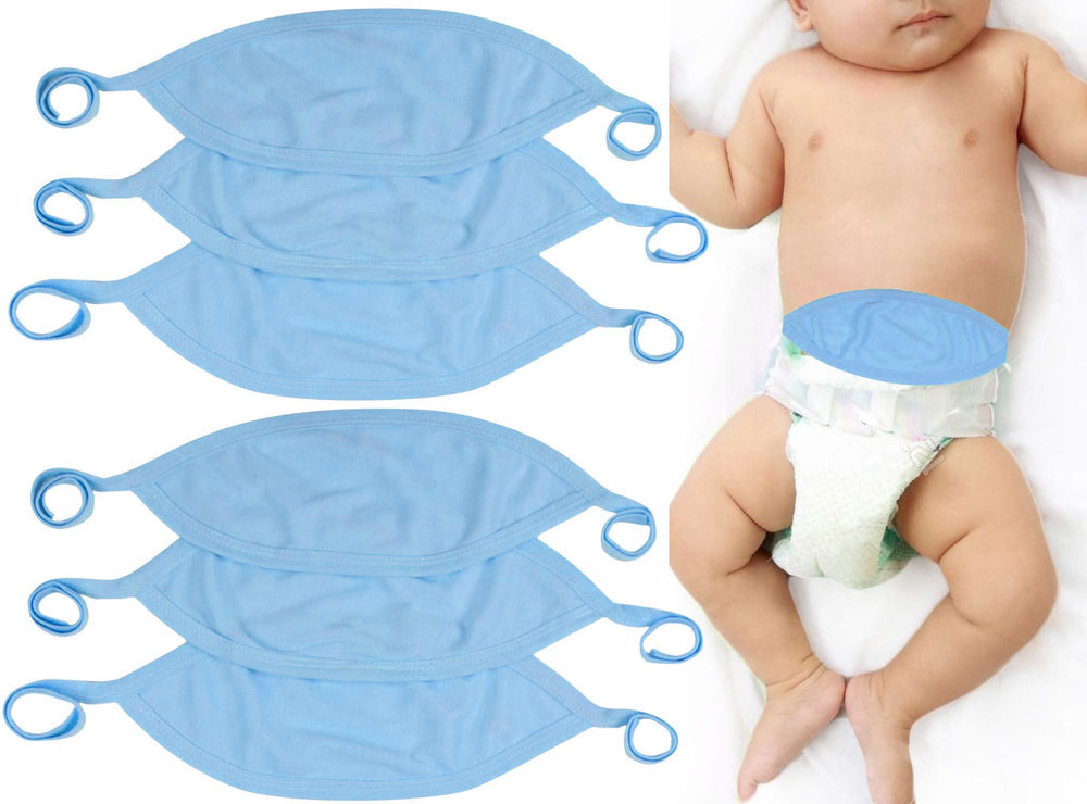 ToBeInStyle baby belly binder blue pack offers newborn tummy protection and soft under-clothes wear
