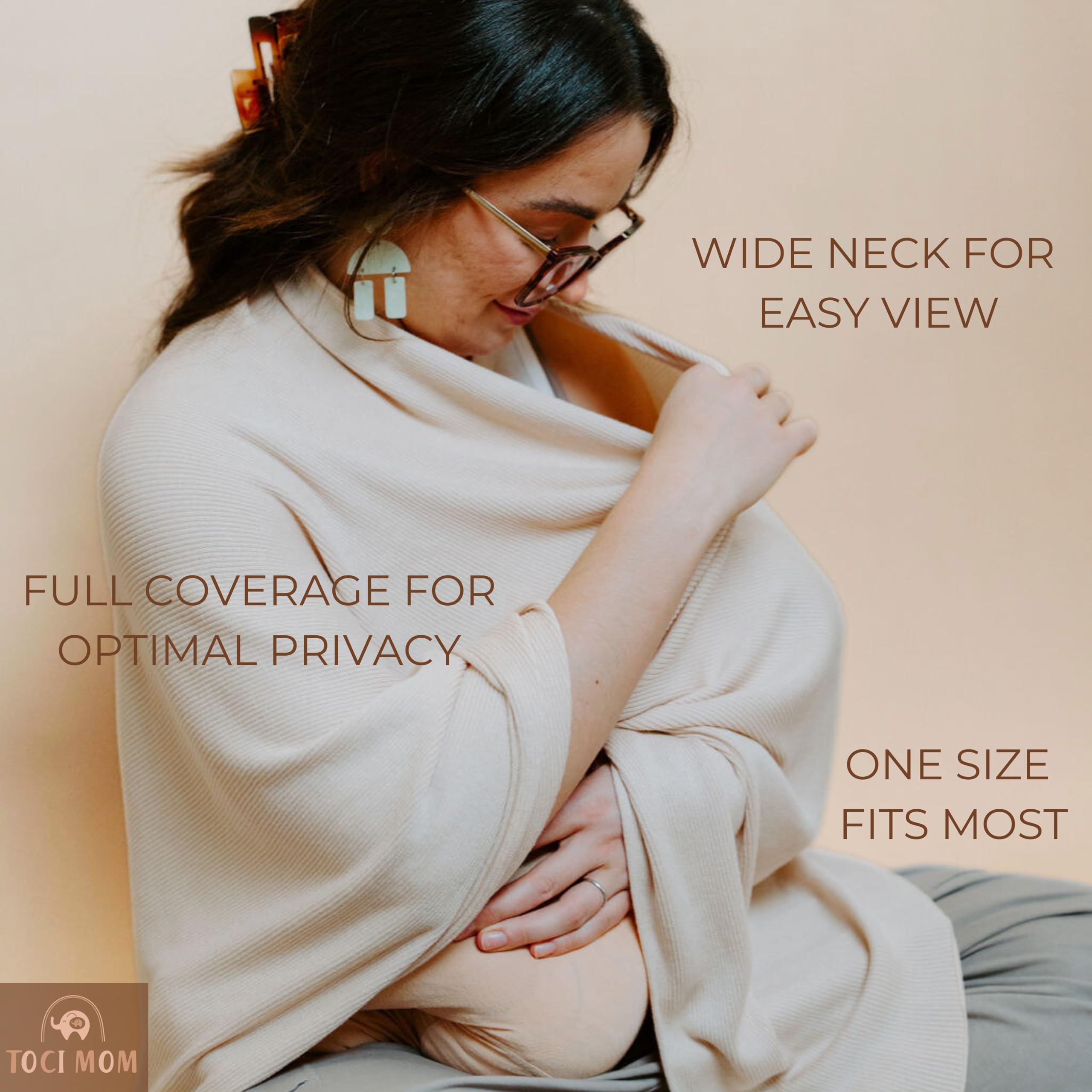 Toci Mom soft cotton-modal fabric close-up highlighting breathable comfort.