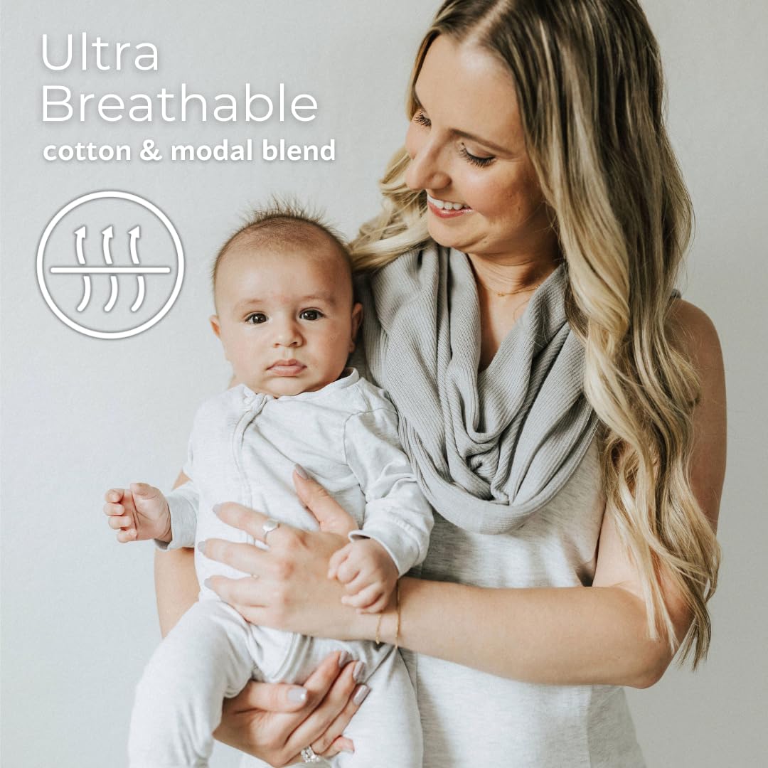 Toci Mom nursing cover poncho airport travel ready and compact for on-the-go moms