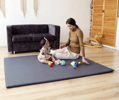 Todale thin self-inflating toddler mat setup enabling quick inflation for on-the-go play.