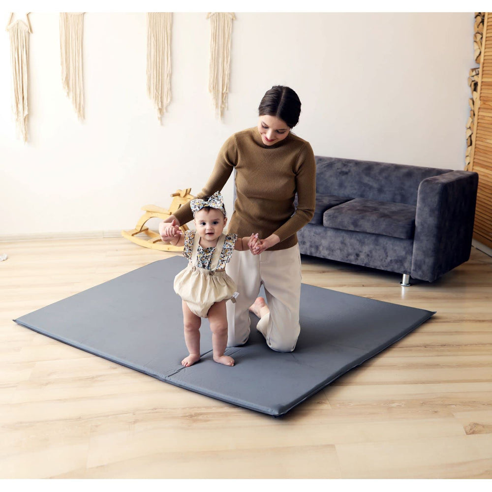 Todale three-layer cushion design offers thick, cozy support for tummy time.