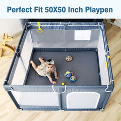 Todale waterproof surface resists tears for easy cleaning after messy play sessions.