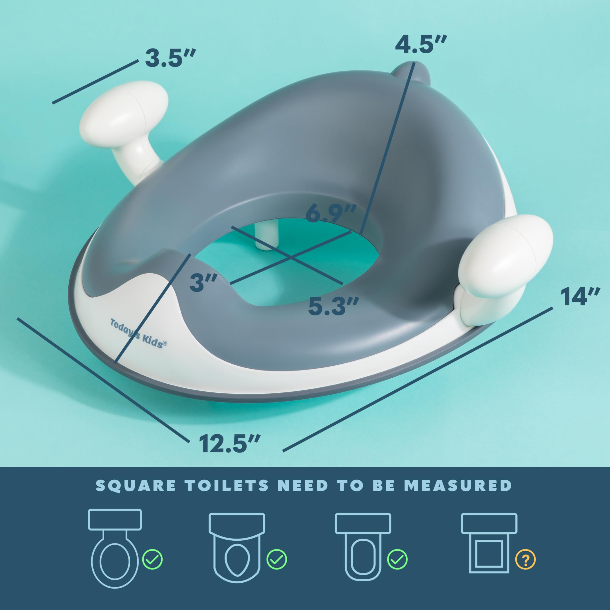 Todays Kids detachable seat enables quick cleaning and hygienic upkeep