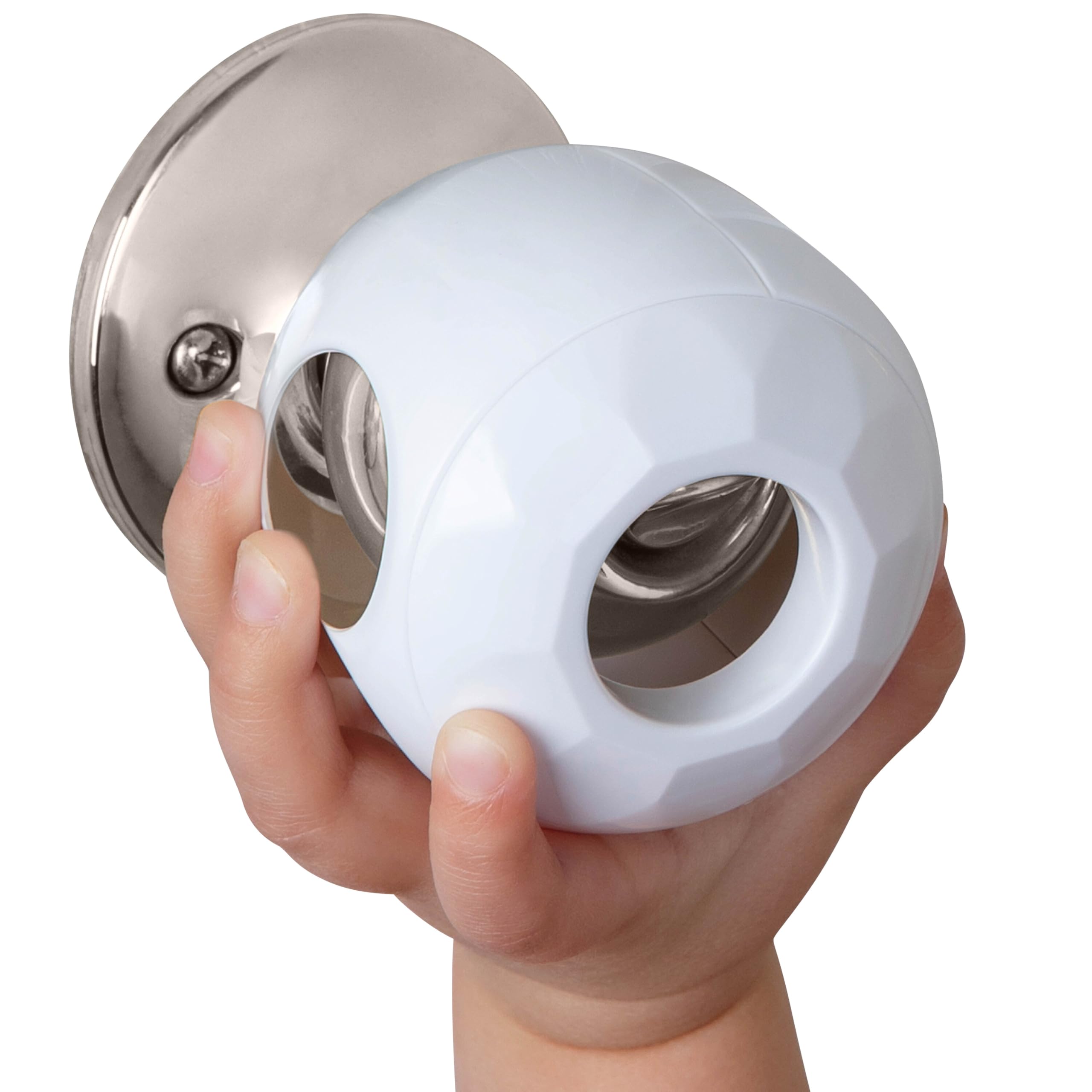Todays Kids door knob covers 4-pack on door provide child safety.