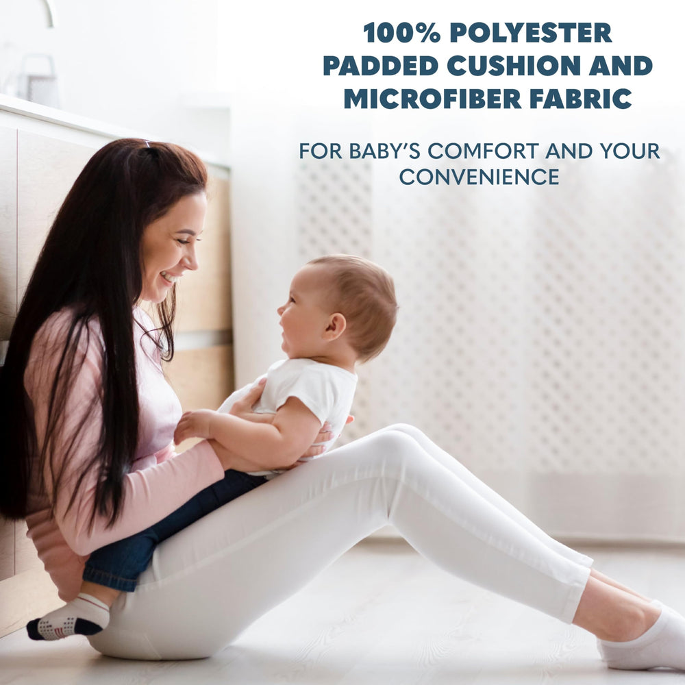 Todays Kids high chair pad soft cushion adds gentle comfort for baby.