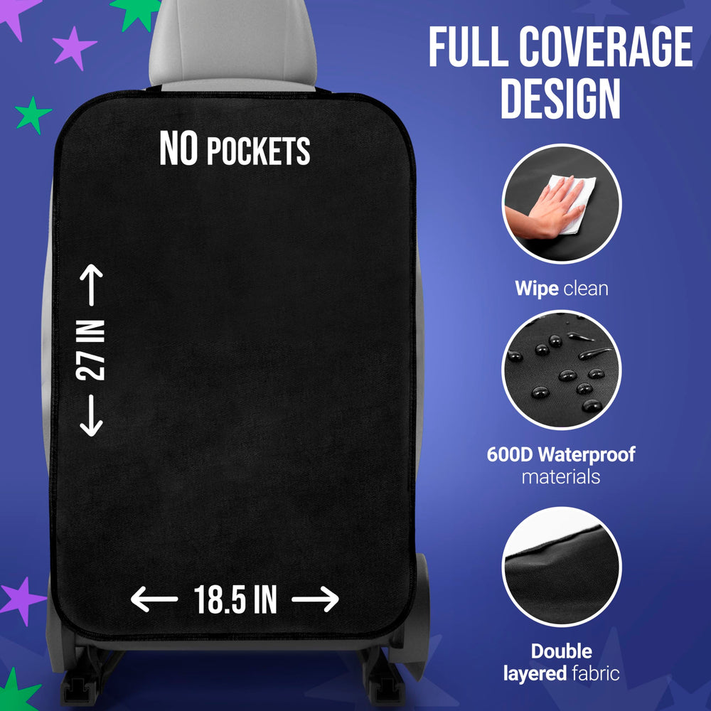Todays Kids Kick Mats back seat organizer full coverage keeps gear organized on road trips