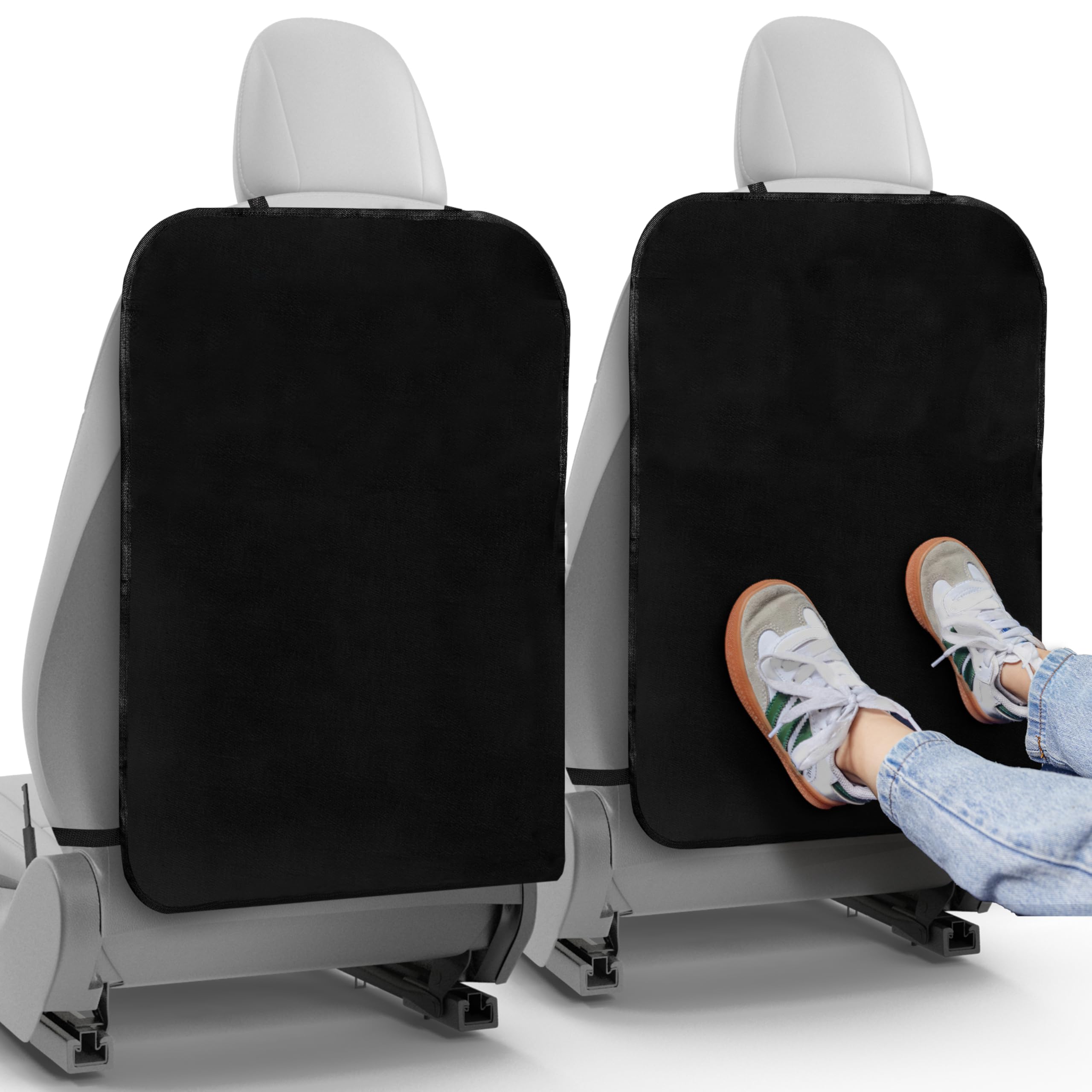 Todays Kids Kick Mats back seat protector front view shields seats from spills and dirt
