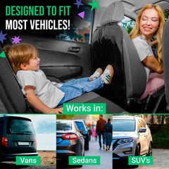 Todays Kids Kick Mats two-pack back seat organizers cover both seats for tidy storage