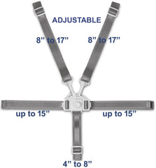 Todays Kids 5-point to 3-point harness converts easily for versatile seating during growth.