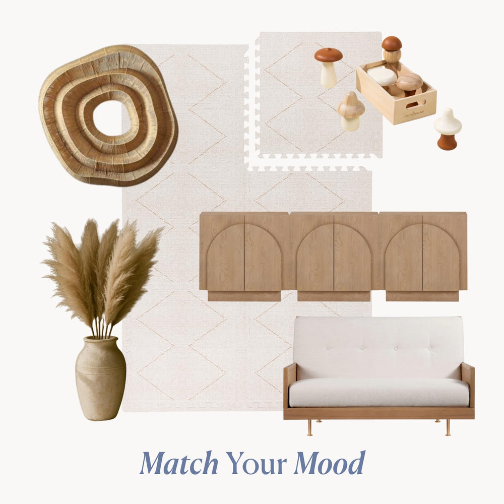 Toddlekind Playmat off-white eco-friendly additive supports planet-conscious play.