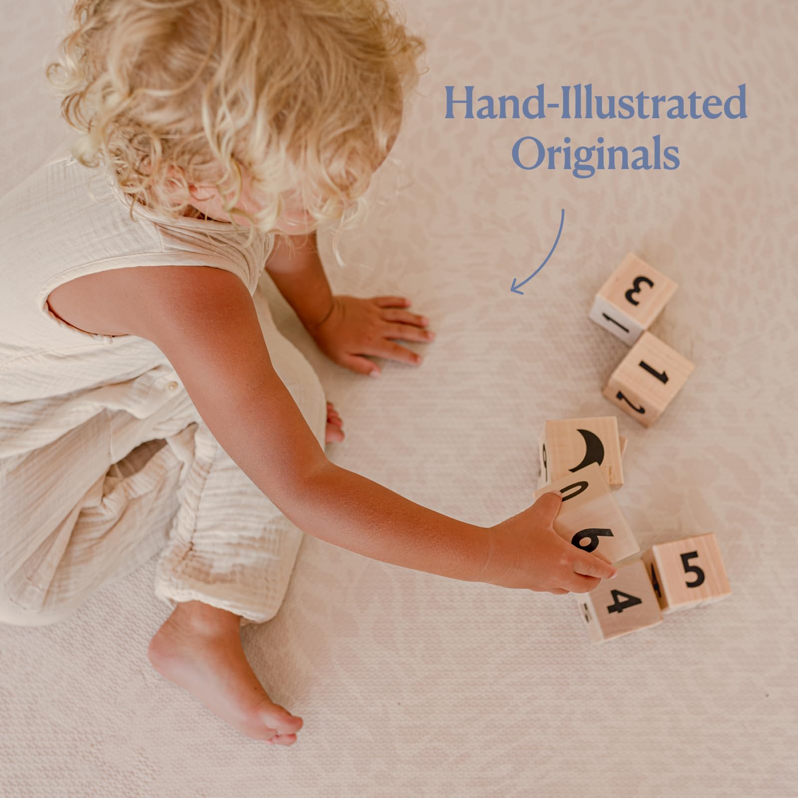 Toddlekind Playmat ultra-thick foam cushions every movement during tummy time and crawling.