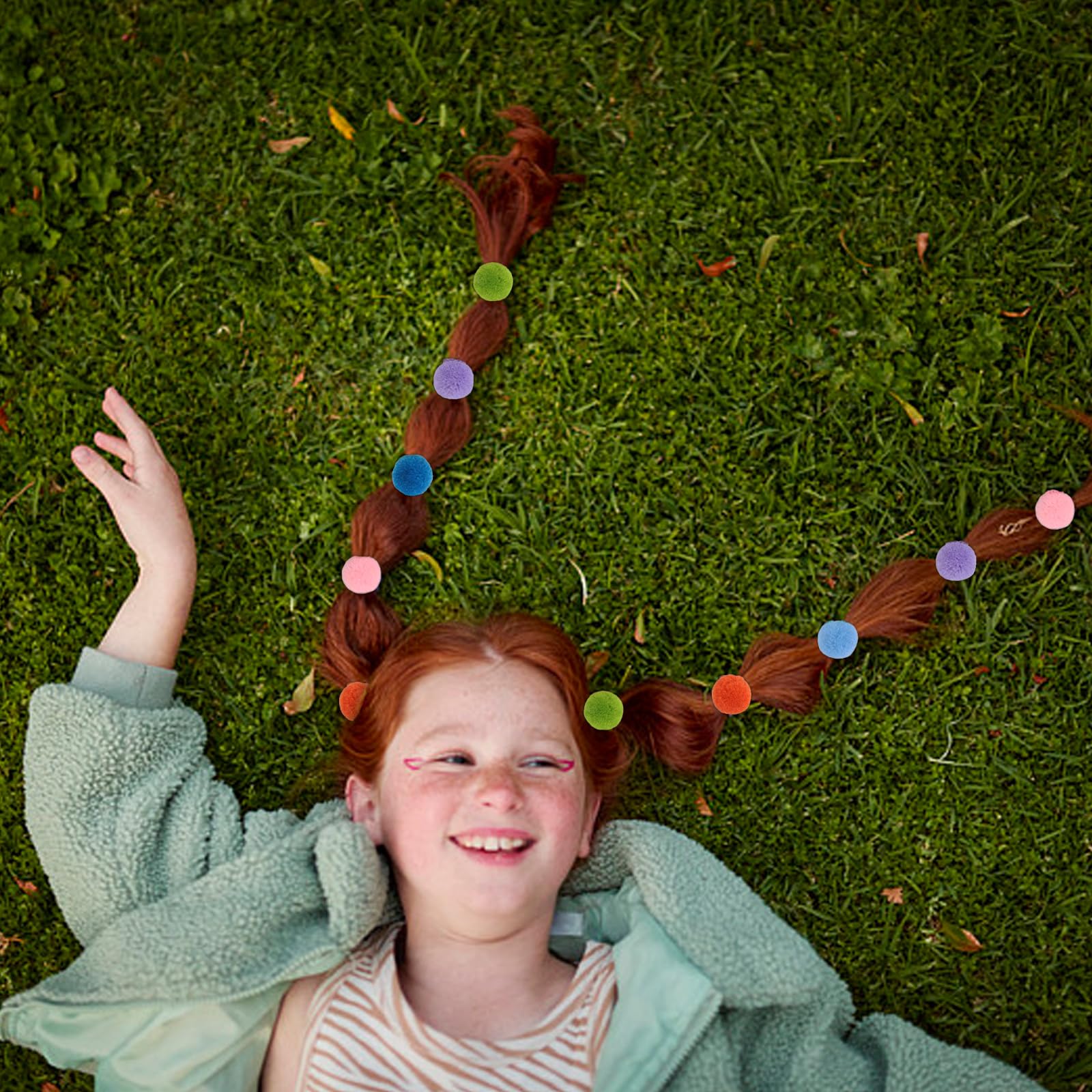TODDER baby hair ties pom pom design adds playful charm to hairstyles