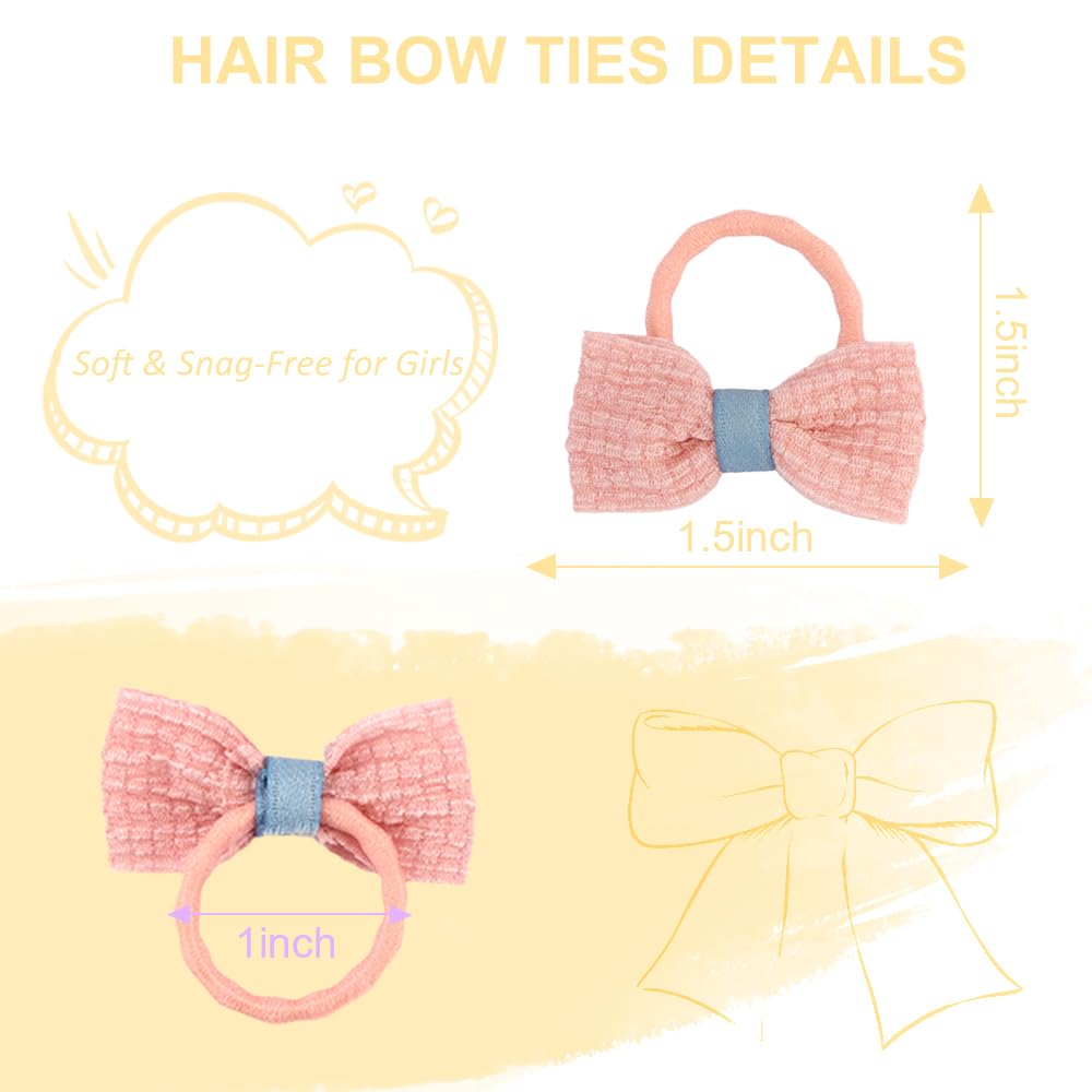 TODDER colorful baby hair-ties in action on tiny pigtails for secure gentle hold