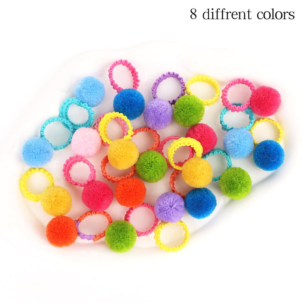 TODDER toddler hair accessories pom pom design ideal for school or parties