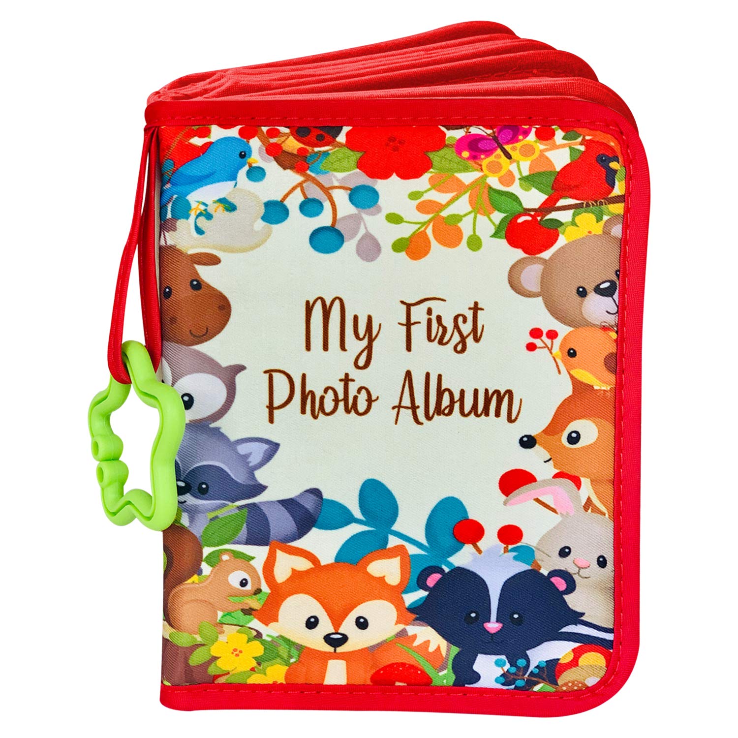 ToddleBee woodland-animal-cover shows a playful memory book design for baby photos