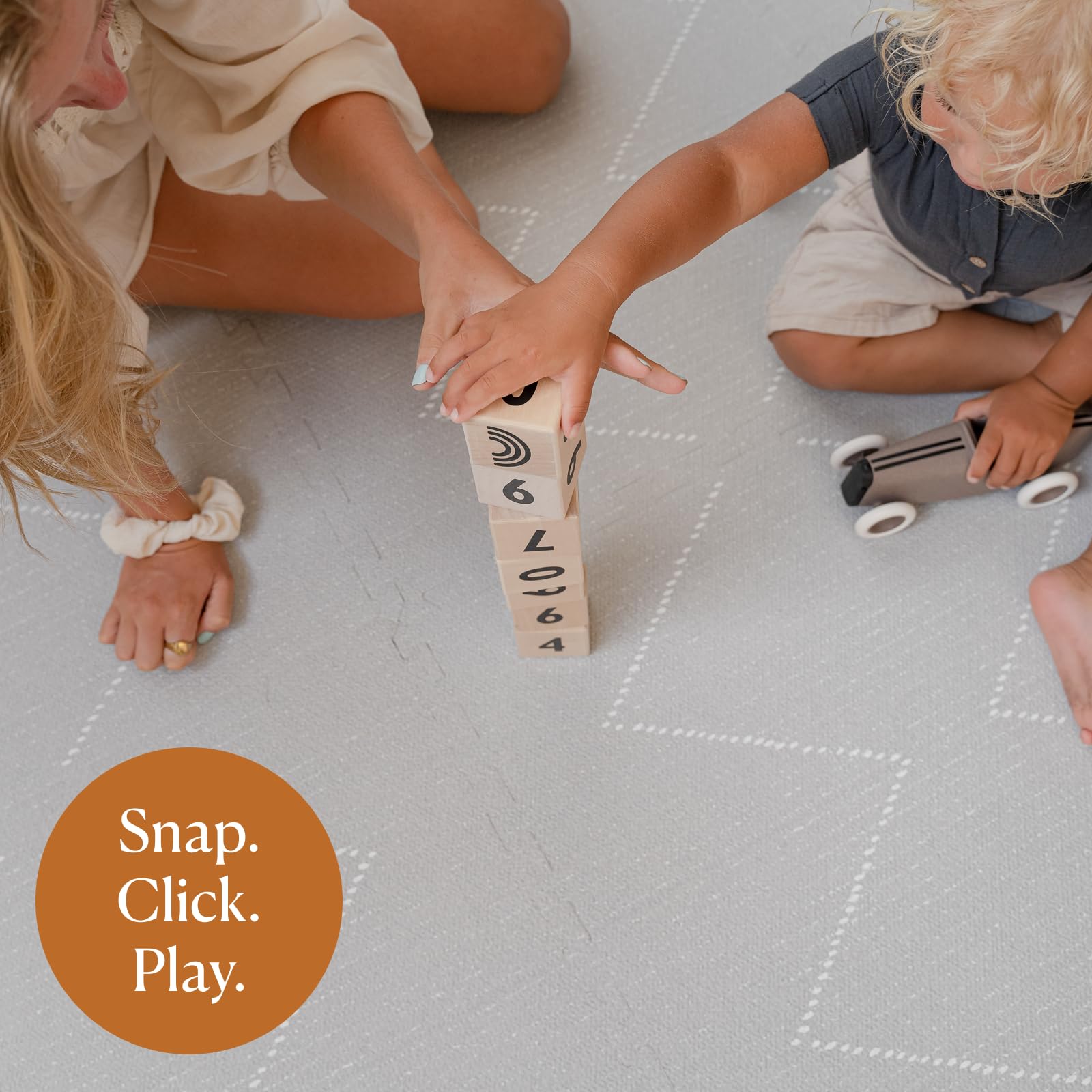 Toddlekind Playmat rug-like design blends with modern interiors for stylish room aesthetics