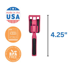 Toddler mealtime with durable plastic plate supports independent feeding and easy cleanup.