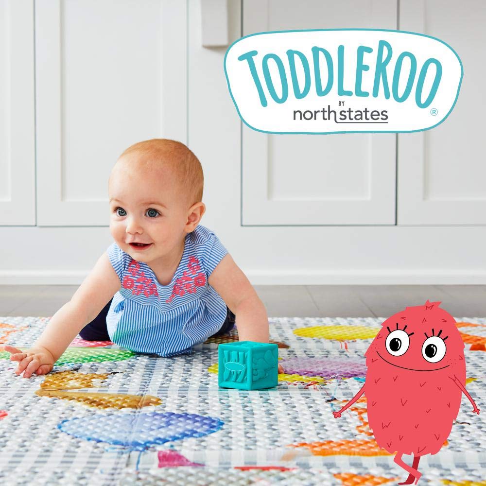 Toddleroo by North States adjustable nylon strap shown during installation
