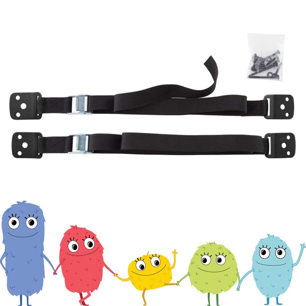 Toddleroo by North States black straps blend with modern furniture