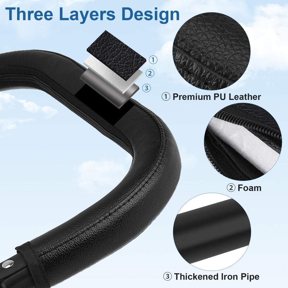 Toddmomy stroller bar protection guard reduces toddler bumps and scrapes.