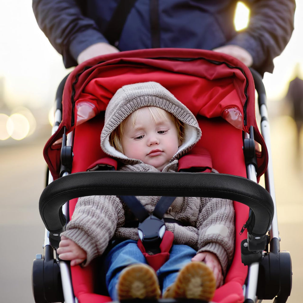 Toddmomy universal stroller handle attachment offers quick, tool-free installation.