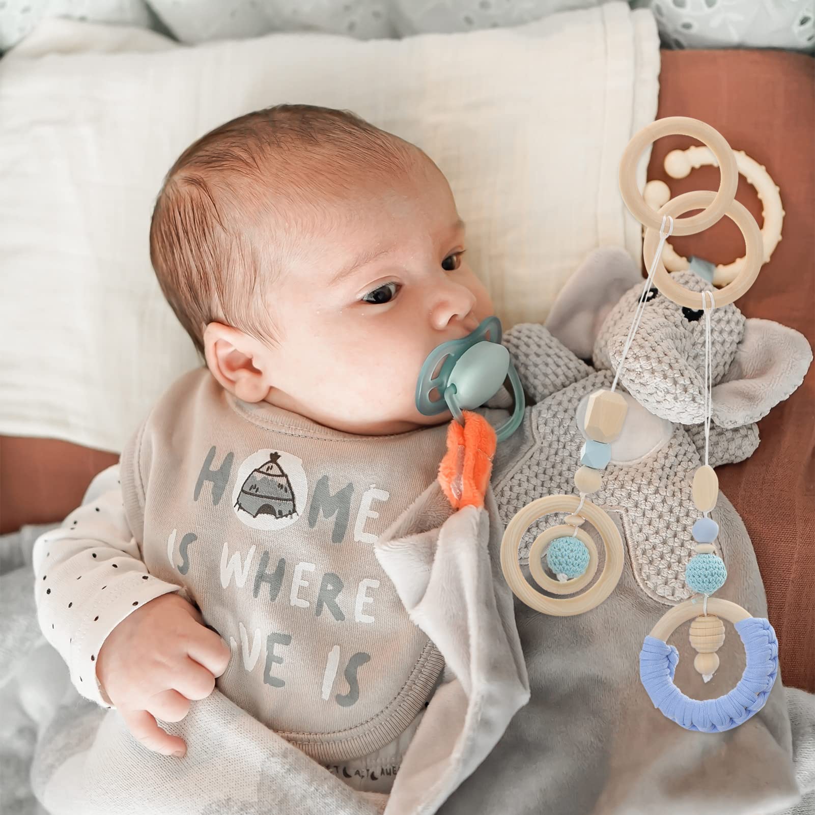 Toddmomy teething rings bundle as a thoughtful baby gift