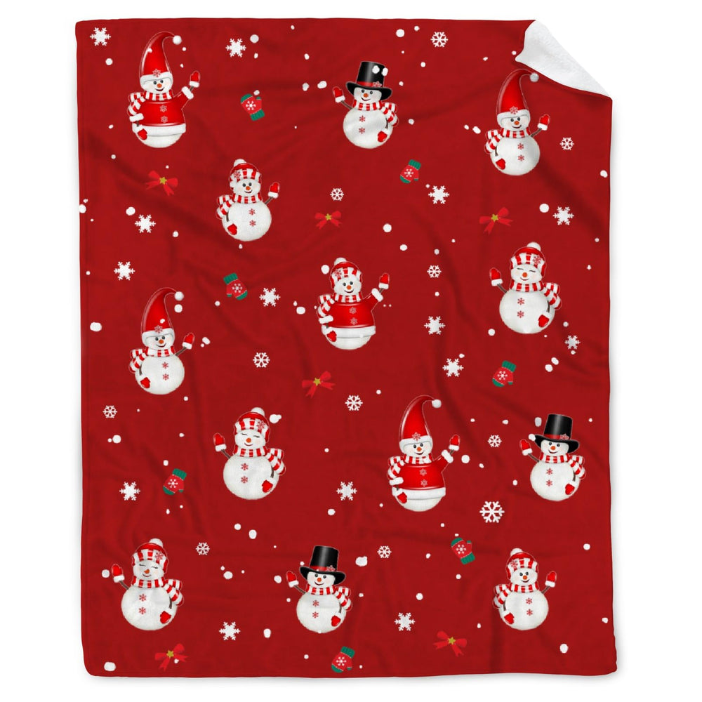 Todeyya Christmas Snowman blanket on a chair adds festive decor.