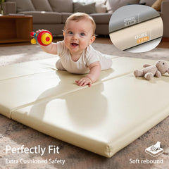 TODIBY vegan PU leather construction keeps the mat durable and non-toxic.
