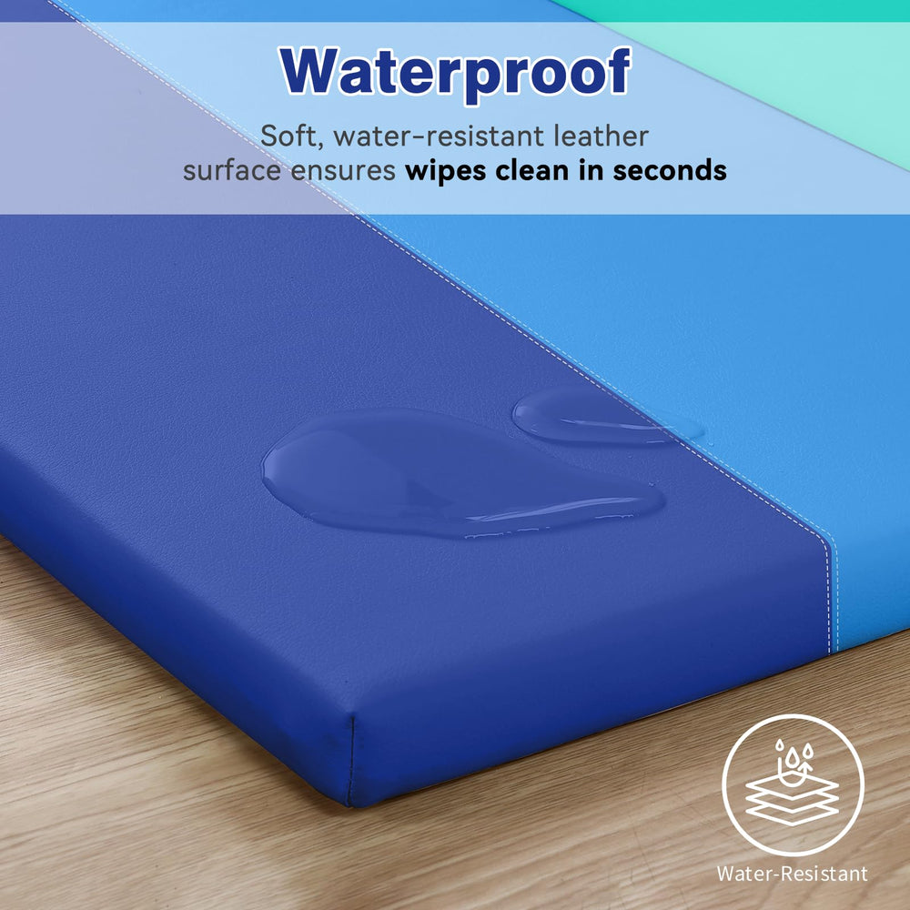 TODIBY foldable trifold design mat shown folded for compact storage and portability.