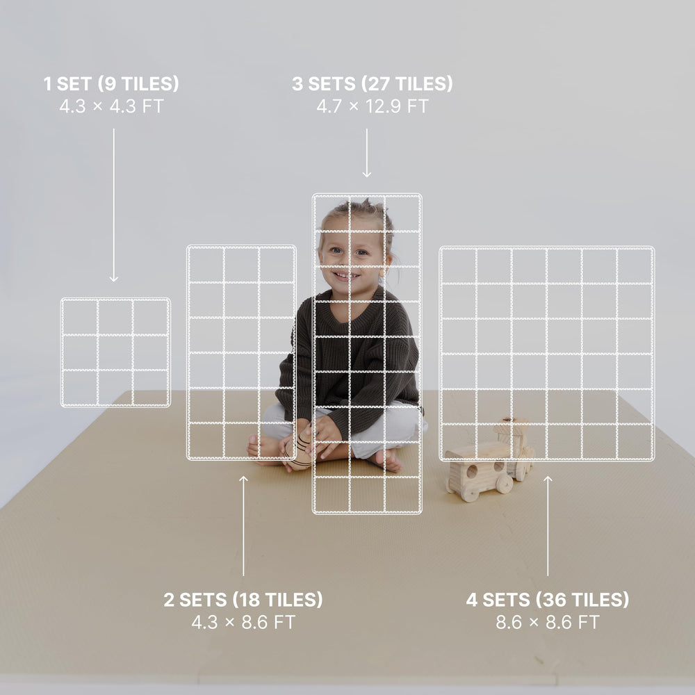 Toddlekind foam close-up showing plush texture ideal for gentle tummy time.
